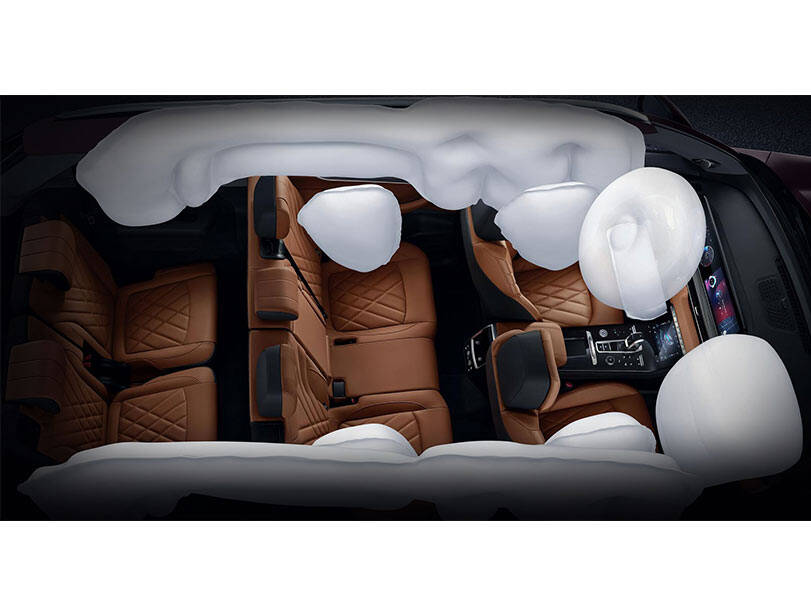 Chery Tiggo 8 Pro 2022 interior airbags