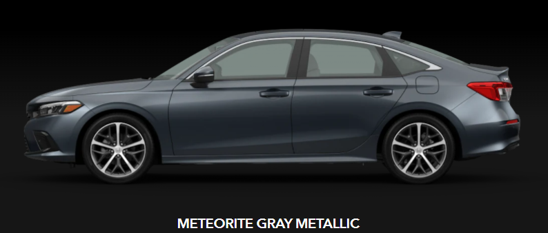 Honda Civic 2022 Gray Color