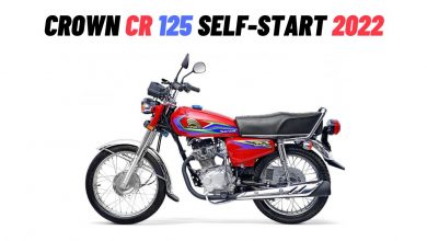 Crown CR 125 Self Start Price in Pakistan 2022