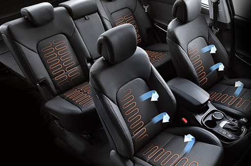 Hyundai Santa Fe 2022 interior seats