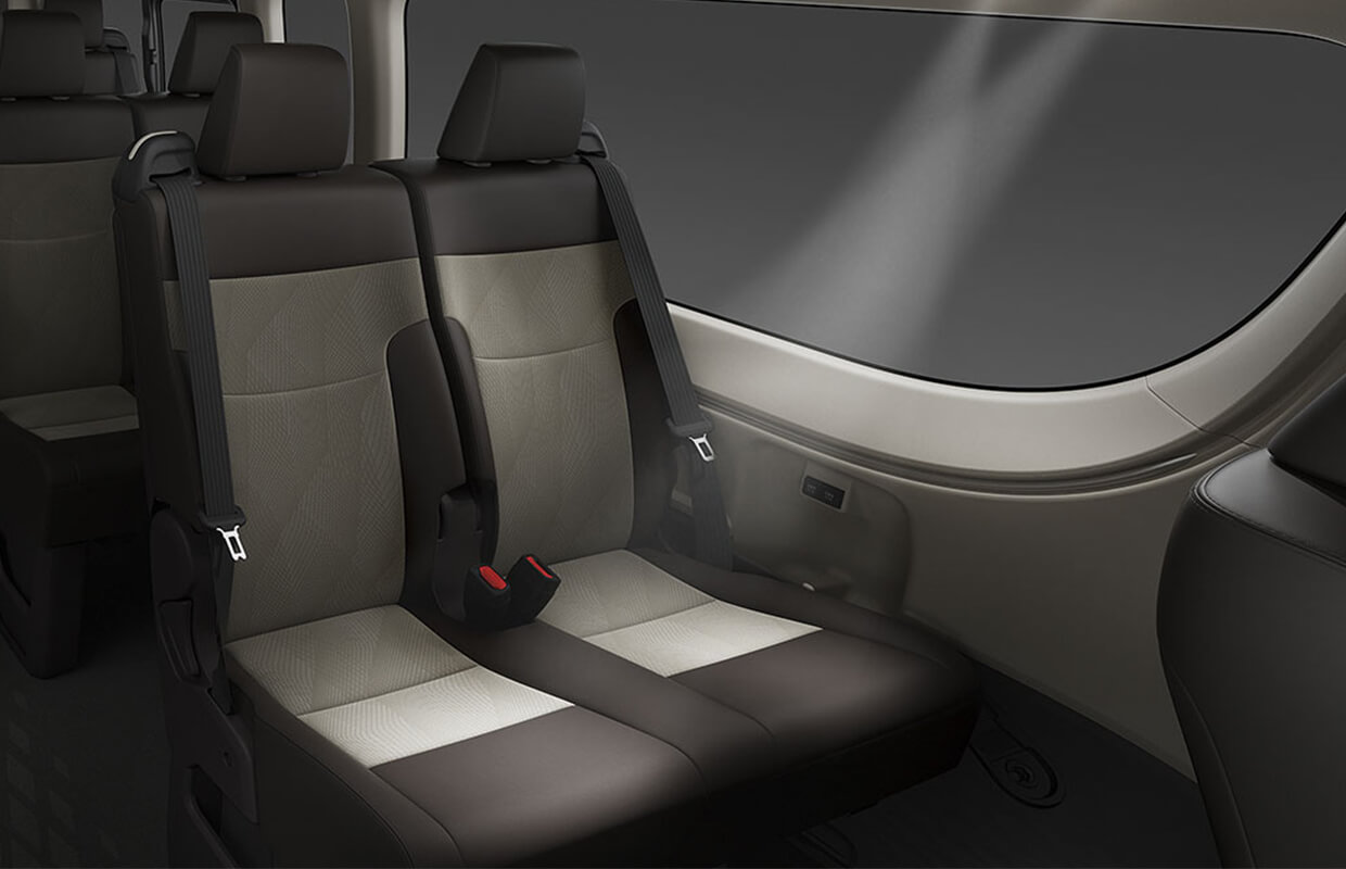 Toyota HiAce 2022 interior seats