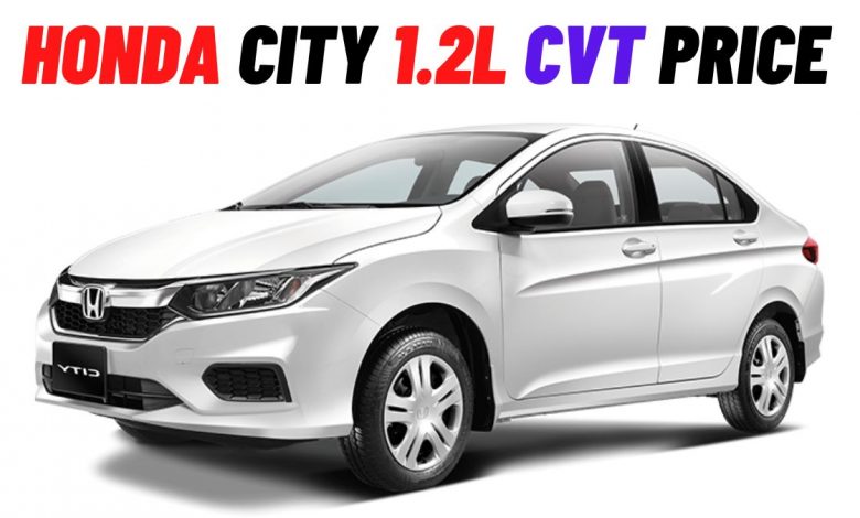 Honda City 1.2 CVT Price in Pakistan 2022